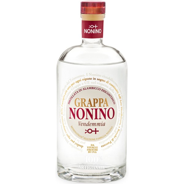 Grappa Nonino Vendemmia online günstig 40% Getränkeshop 0,7l Bianca kaufen | Klauss